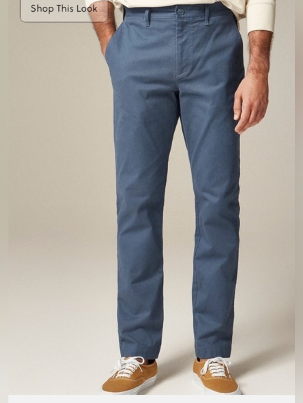 J Crew Men's Straight Flex Chino Pant Blue 30x32 NWT $79